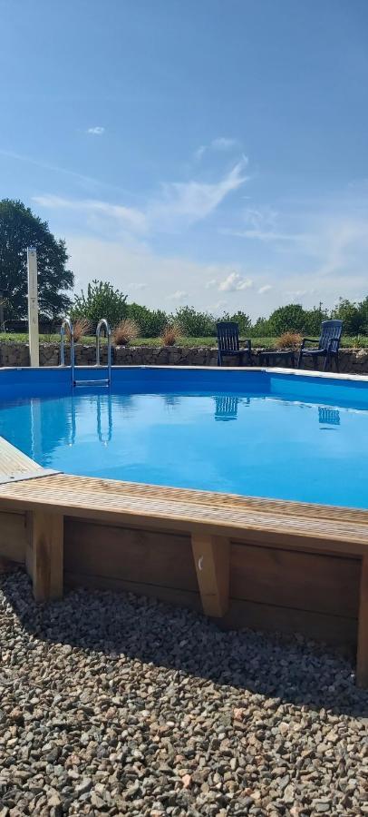 Sharecroppers Cottage With Swimming Pool Pagéas Buitenkant foto